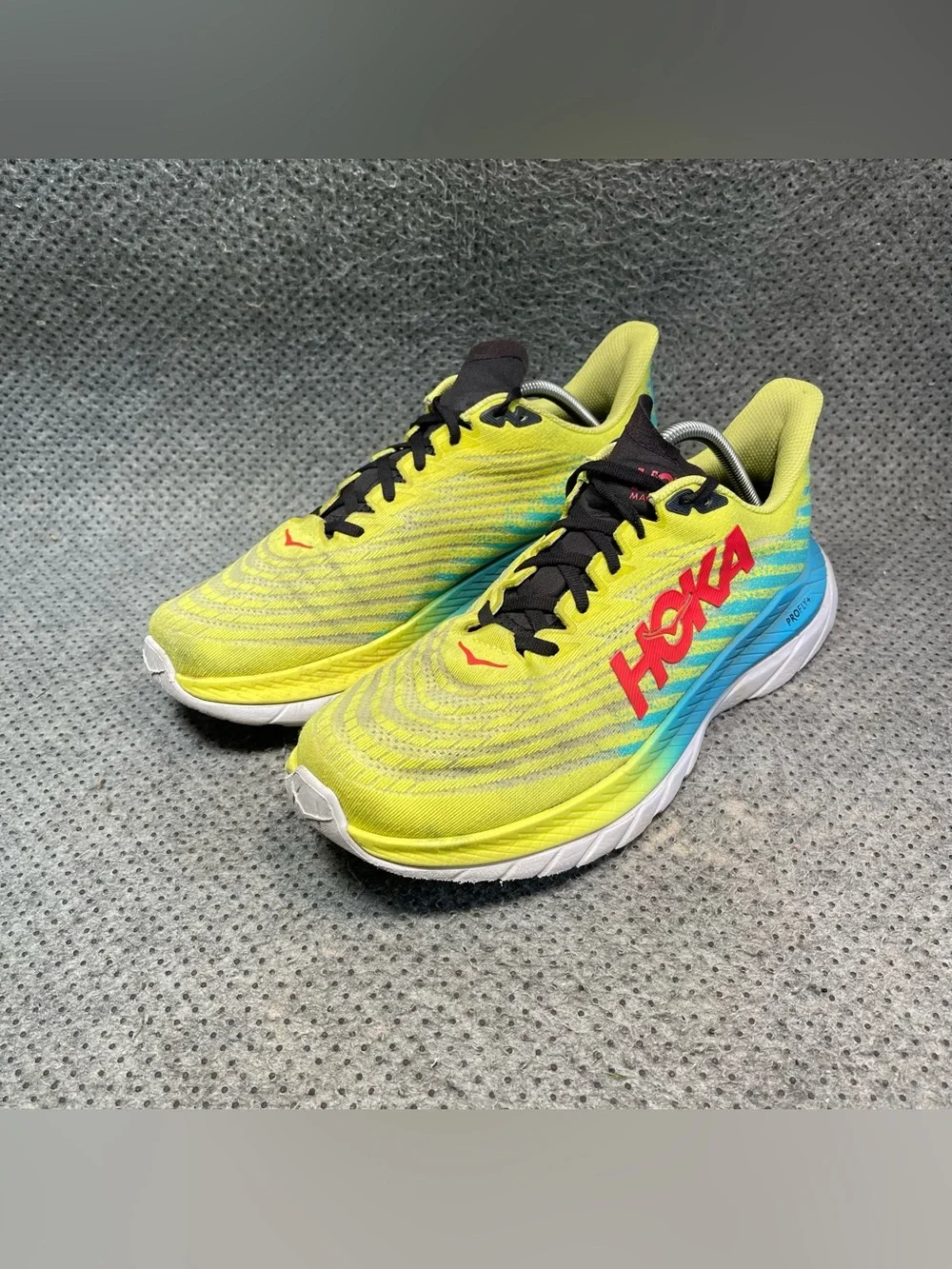 Hoka One One Mach 5 Yellow Running Shoes Size 11 Men’s